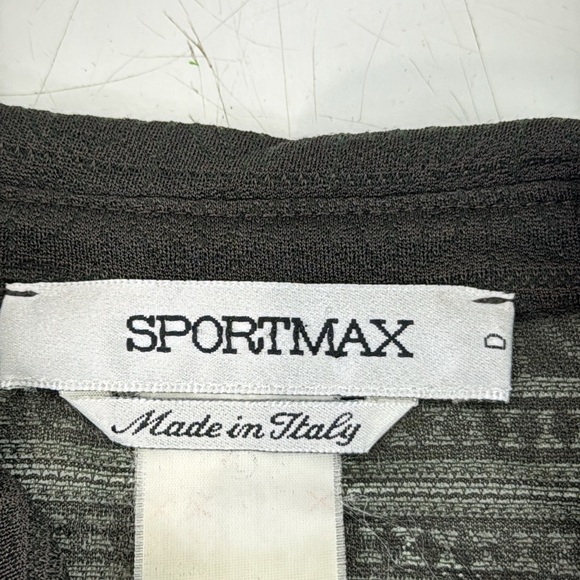 Vintage Sportmax Sheer Brown Sleeveless Top - Picture 5 of 8